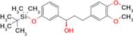 (R)-1-(3-((tert-butyldimethylsilyl)oxy)phenyl)-3-(3,4-dimethoxyphenyl)propan-1-ol