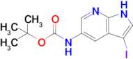 Tert-butyl (3-iodo-1H-pyrrolo[2,3-b]pyridin-5-yl)carbamate