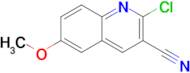 2-Chloro-6-methoxyquinoline-3-carbonitrile