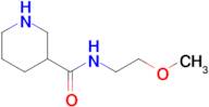 N-(2-methoxyethyl)piperidine-3-carboxamide