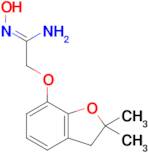 2-[(2,2-dimethyl-2,3-dihydro-1-benzofuran-7-yl)oxy]-N'-hydroxyethanimidamide