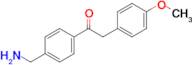 1-(4-(Aminomethyl)phenyl)-2-(4-methoxyphenyl)ethan-1-one