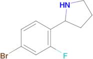 2-(4-Bromo-2-fluorophenyl)pyrrolidine