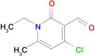 4-Chloro-1-ethyl-6-methyl-2-oxo-1,2-dihydropyridine-3-carbaldehyde