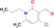 4-Chloro-6-methyl-2-oxo-1-propyl-1,2-dihydropyridine-3-carbaldehyde