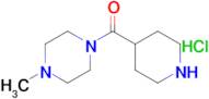 (4-Methylpiperazin-1-yl)(piperidin-4-yl)methanone hydrochloride