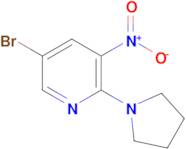 5-Bromo-3-nitro-2-(pyrrolidin-1-yl)pyridine