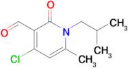 4-Chloro-1-isobutyl-6-methyl-2-oxo-1,2-dihydropyridine-3-carbaldehyde