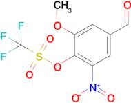 4-Formyl-2-methoxy-6-nitrophenyl trifluoromethanesulfonate