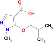 5-Isobutoxy-1-methyl-1H-pyrazole-4-carboxylic acid