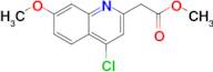 Methyl 2-(4-chloro-7-methoxyquinolin-2-yl)acetate