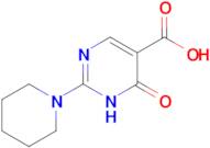 6-oxo-2-(piperidin-1-yl)-1,6-dihydropyrimidine-5-carboxylic acid