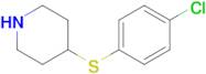 4-((4-Chlorophenyl)thio)piperidine