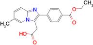 2-(2-(4-(Ethoxycarbonyl)phenyl)-6-methylimidazo[1,2-a]pyridin-3-yl)acetic acid