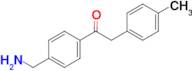 1-(4-(Aminomethyl)phenyl)-2-(p-tolyl)ethan-1-one