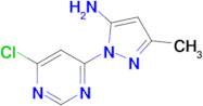 1-(6-Chloropyrimidin-4-yl)-3-methyl-1H-pyrazol-5-amine