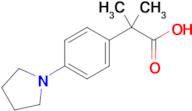 2-Methyl-2-(4-(pyrrolidin-1-yl)phenyl)propanoic acid