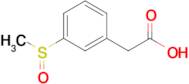 2-(3-(Methylsulfinyl)phenyl)acetic acid
