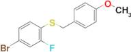 (4-Bromo-2-fluorophenyl)(4-methoxybenzyl)sulfane