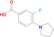 3-Fluoro-4-(pyrrolidin-1-yl)benzoic acid