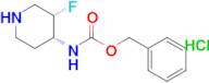 Benzyl ((3S,4R)-3-fluoropiperidin-4-yl)carbamate hydrochloride