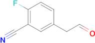 2-Fluoro-5-(2-oxoethyl)benzonitrile