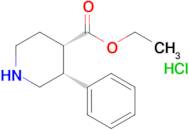 Ethyl (3R,4S)-3-phenylpiperidine-4-carboxylate hydrochloride