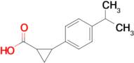 2-(4-Isopropylphenyl)cyclopropane-1-carboxylic acid