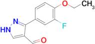 3-(4-Ethoxy-3-fluorophenyl)-1H-pyrazole-4-carbaldehyde