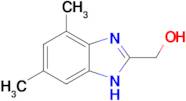 (4,6-dimethyl-1H-1,3-benzodiazol-2-yl)methanol