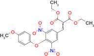 Diethyl 2-(4-(4-methoxyphenoxy)-3,5-dinitrobenzylidene)malonate