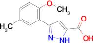 3-(2-methoxy-5-methylphenyl)-1H-pyrazole-5-carboxylic acid