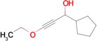 1-Cyclopentyl-3-ethoxyprop-2-yn-1-ol