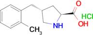 (2S,4R)-4-(2-methylbenzyl)pyrrolidine-2-carboxylic acid hydrochloride