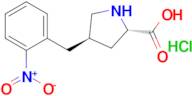 (2S,4R)-4-(2-nitrobenzyl)pyrrolidine-2-carboxylic acid hydrochloride