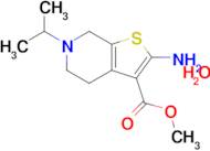 Methyl 2-amino-6-isopropyl-4,5,6,7-tetrahydrothieno[2,3-c]pyridine-3-carboxylate hydrate