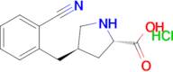 (2S,4R)-4-(2-cyanobenzyl)pyrrolidine-2-carboxylic acid hydrochloride