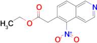 Ethyl 2-(5-nitroisoquinolin-6-yl)acetate