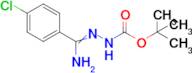 N'-[amino(4-chlorophenyl)methylidene](tert-butoxy)carbohydrazide