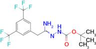 N'-{1-amino-2-[3,5-bis(trifluoromethyl)phenyl]ethylidene}(tert-butoxy)carbohydrazide