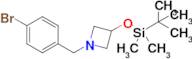 1-(4-Bromobenzyl)-3-((tert-butyldimethylsilyl)oxy)azetidine