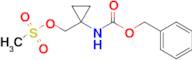 (1-(((Benzyloxy)carbonyl)amino)cyclopropyl)methyl methanesulfonate