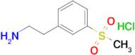 2-(3-(Methylsulfonyl)phenyl)ethan-1-amine hydrochloride