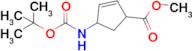 Methyl 4-((tert-butoxycarbonyl)amino)cyclopent-2-ene-1-carboxylate