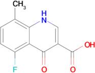 5-Fluoro-8-methyl-4-oxo-1,4-dihydroquinoline-3-carboxylic acid