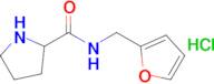 N-(furan-2-ylmethyl)pyrrolidine-2-carboxamide hydrochloride