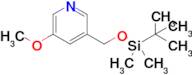 3-(((Tert-butyldimethylsilyl)oxy)methyl)-5-methoxypyridine