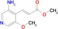 Methyl (E)-3-(3-amino-5-methoxypyridin-4-yl)acrylate