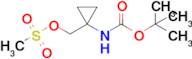 (1-((Tert-butoxycarbonyl)amino)cyclopropyl)methyl methanesulfonate