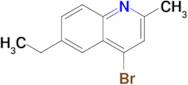 4-Bromo-6-ethyl-2-methylquinoline